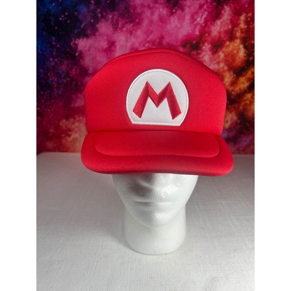 Nintendo Super Mario Odyssey Red Cosplay Hat Cappy M Logo Adult OSFM